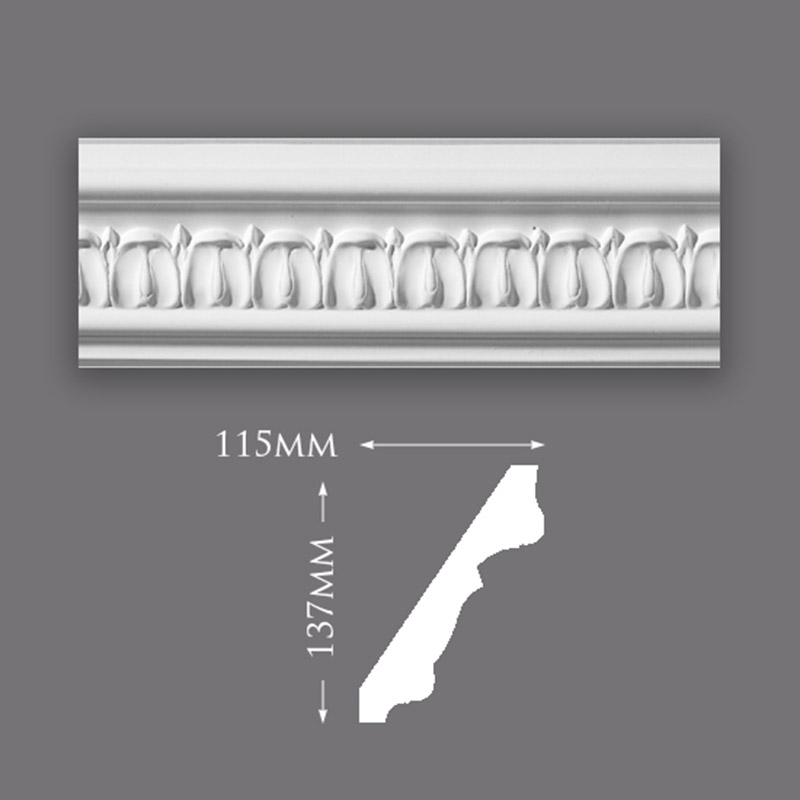 C0037-Date-Leaf-800 Small Victorian Ceiling Rose