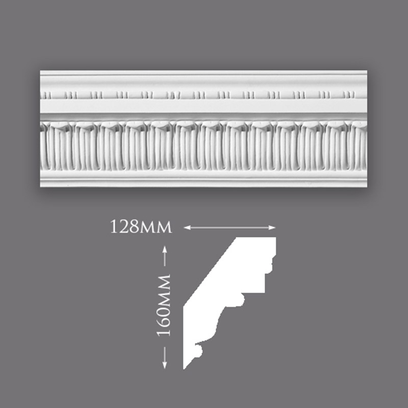 C0039-Large-Regency-800 Fanned Leaf Ceiling Rose