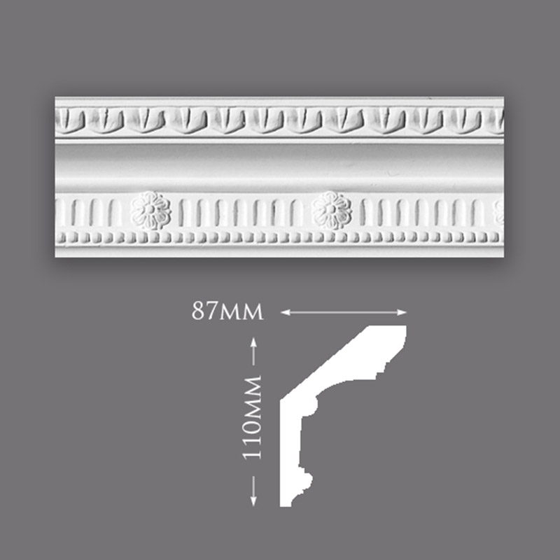 C0044-Small-Rib-&-Floret-800 Small Victorian Ceiling Rose