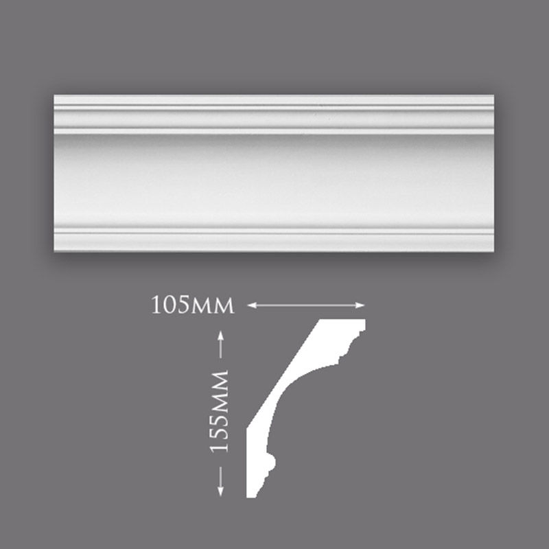 C0110-Medium-Swan-Neck-800 Large Plain Ceiling Rose