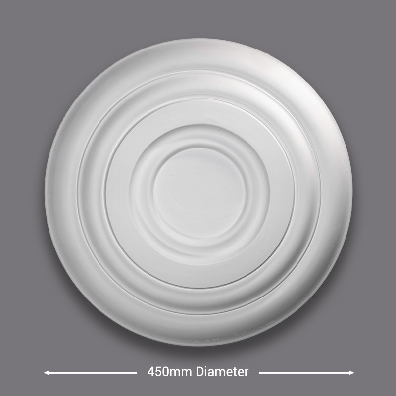 CR4-Small-Plain-Ceiling-Rose-Diameter Small Plain Ceiling Rose