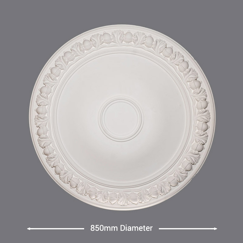 7-800x800-D Large Thistle Ceiling Rose