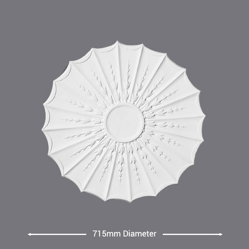 Fanned Leaf Ceiling Rose