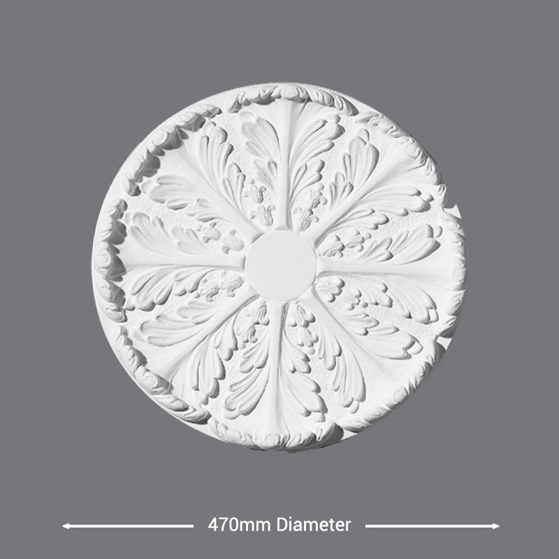 CR25New Acanthus Leaf Celing Rose