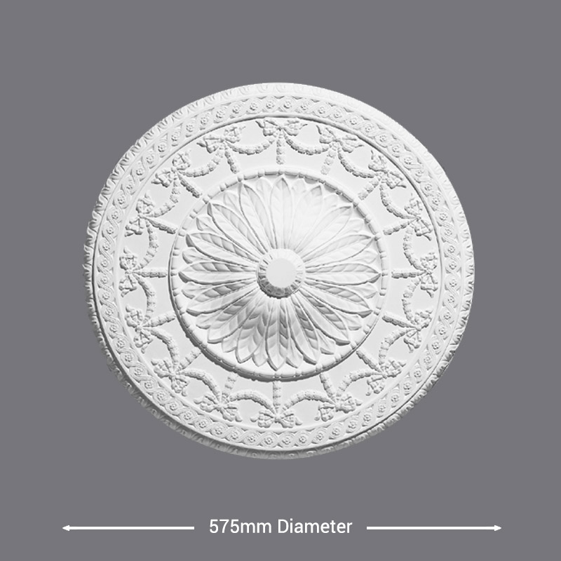 CR26new Ornate Ribbon Ceiling Rose