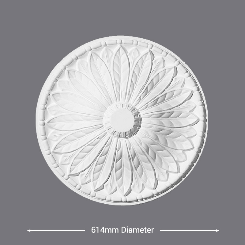CR7New Large Thistle Ceiling Rose